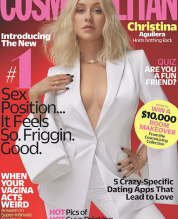Christina Aguilera Cosmo Cover 
