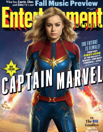 Brie Larson Captain Marvel EW