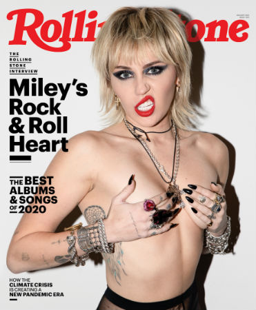 miley cyrus topless rolling stone