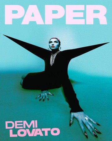 demi lovato paper cover