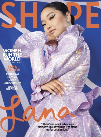 lana condor on the cover of Shape magazine