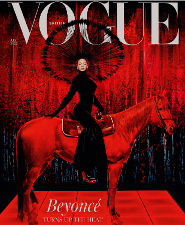beyonce on the cover of British Vogue
