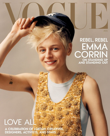 Emma Corrin in Vogue