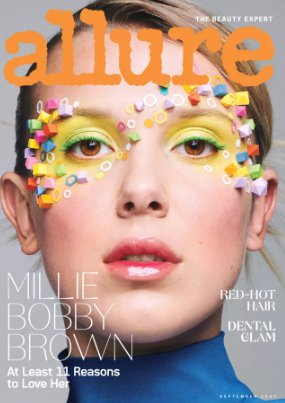 Millie Bobby Brown on the cover of Allure