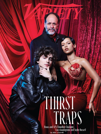 Timothée Chalamet and Taylor Russell Variety Bones And All