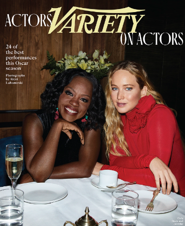 Jennifer Lawrence and Viola Davis on the cover of Variety