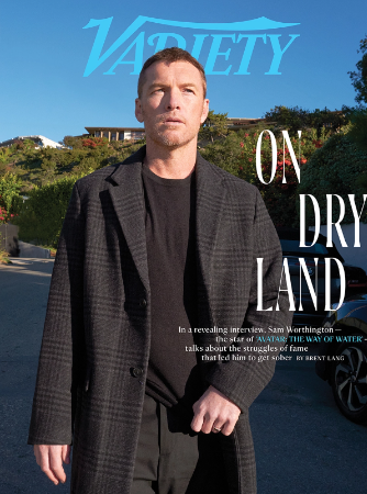 Sam Worthington on the cover of Variety