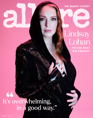 lindsay lohan on the cover of allure